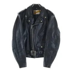 SCHOTT (ショット) 80S VINTAGE 618 RIDERS USA製 バイカータグ ヴィンテージ レザー ダブルライダースジャケット ブラックのサムネイル