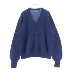 VINTAGE (ヴィンテージ) 80S VINTAGE DEADSTOCK ARNORD PALMER ROBERT BRUCE ALPACA WOOL CARDIGAN ヴィンテージ USA製 アルパカウール ニットカーディガン ブルーのサムネイル