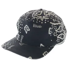 RHUDE (ルード) Bandana Baseball Cap バンダナ柄 ベースボールキャップ ブラックのサムネイル