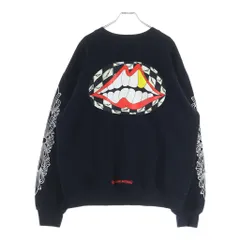 CHROME HEARTS (クロムハーツ) 99 EYES CHOMPER SWTSHRT MATTY BOYバックプリントスウェットカットソー ブラックのサムネイル