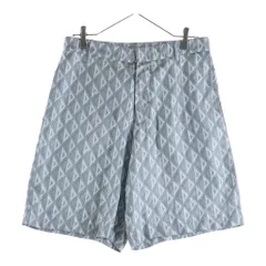 Christian Dior (クリスチャンディオール) CD ダイヤモンド バーミューダショーツ ショートパンツ 総柄 シルク グレー 013C121B5797のサムネイル