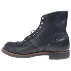 RED WING (レッド ウイング) 8084 IRON RANGER アイアンレンジャー レザー レースアップブーツ レディース ブラックのサムネイル