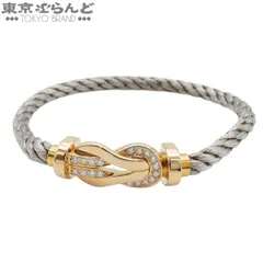 フレッド FRED シャンス アンフィニ ブレスレット LM 0B0098-6B0109 イエローゴールドxグレー K18YG ダイヤモンド SS 18Pダイヤ S16 仕上済 101845893のサムネイル