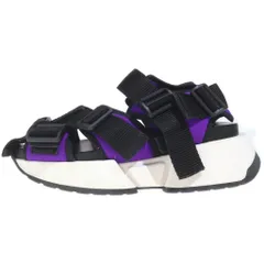 MM6 Maison Margiela (エムエムシックスメゾンマルジェラ) クロスストラップ プラットフォームサンダル シューズ パープル/ブラックのサムネイル