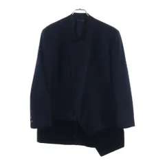 COMME des GARCONS (コムデギャルソン) 88AW archive 裾ベロア切り替え テーラードジャケット AD1988 GJー05071M ネイビー レディースのサムネイル