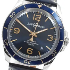 ベル＆ロス Bell＆Ross BRV2-92-S アエロナバル デイト 自動巻き メンズ 良品 保証書付き_956843のサムネイル