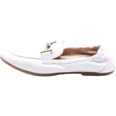 TOD'S (トッズ) フラットレザーシューズ ホワイト #38 1/2のサムネイル