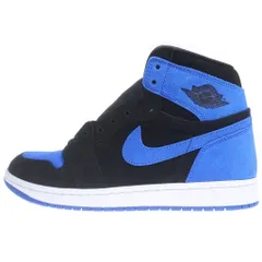 NIKE (ナイキ) AIR JORDAN 1 RETRO HIGH OG ROYAL REIMAGINED DZ5485-042 エアジョーダン1 ロイヤルリイマジンド ハイカットスニーカー ブラック/ブルー US10.5/28.5cm