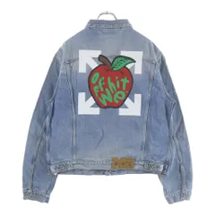OFF-WHITE (オフホワイト) 21SS Apple Arrow Denim Jacket アップルアロー デニムジャケット インディゴ OMYE054S21DEN002のサムネイル