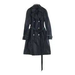 DOLCE & GABBANA (ドルチェアンドガッバーナ) ダブルブレスト トレンチコート ブラック F0759Tのサムネイル
