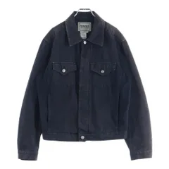 VERSACE (ヴェルサーチ) JEANS SIGNATURE デニムジャケット メデューサボタン アウター ブラックのサムネイル