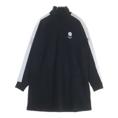 KENZO (ケンゾー) 24SS Boke Flower 2.0 エンブロイダリー トラックジャケット ジャージ ワンピース ロゴ ハーフジップ ブラック FE52RO7494IE レディースのサムネイル