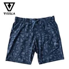 ヴィスラ ショートパンツ メンズ コンプライト エコ 18”エラ スティックウォークショーツ VISSLA COMP LITE ECO 18”ELASTIC WALKSHORT DKN ネイビー ビーチ カジュアル サーフ m2044col2401 正規品のサムネイル