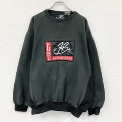 FUBU　フブ　URBAN GEAR　スウェット/トレーナー　黒　ブラック　XLサイズ　古着のサムネイル