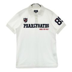 パーリーゲイツ PEARLY GATES ポロシャツ サイズ3 白 ゴルフ - メルカリ