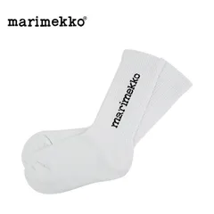 90983 marimekko マリメッコ ソックス Puikea Single ウニッコ柄 マリメッコ靴下 レディース 靴下 おしゃれ 柄 ブランド コットン 綿 春 夏 秋 冬 プレゼント ベージュ ハーフソックス 脱げない かわいい 送料無料のサムネイル