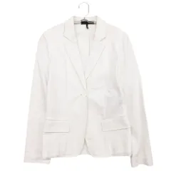 JIL SANDER ジルサンダー テーラードジャケット ステッチ 総柄 薄地 1B アウター ホワイト 34 レディース 【中古】のサムネイル