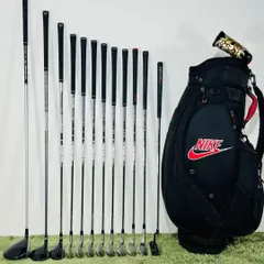 【中古】ナイキ VRS フルセット キャディバッグ付き 12本セット メンズゴルフ 初心者 入門 大人気モデル NIKE 男性 右利き flex Sのサムネイル