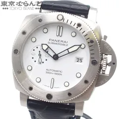 パネライ PANERAI サブマーシブル クアランタクアトロ ビアンコ PAM01226 ホワイト SS クロコダイル 腕時計 メンズ 自動巻 101852831のサムネイル