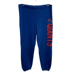 80～90s USA製 JERZEES スウェットパンツ XL ブルー ジャージーズ イージーパンツ ～90年代 GIANTS スポーティ ボトムス 2606-613のサムネイル
