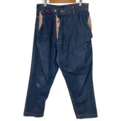【中古】　Vivienne Westwood　デニムパンツ　ジップフライ　クロップド　サルエル　古着　/4304のサムネイル