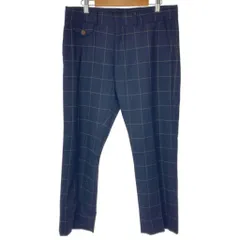【中古】　Vivienne Westwood　スラックス　ジップフライ　チェック　古着　/4304のサムネイル
