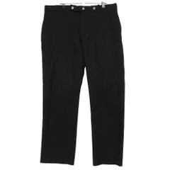 BURBERRY バーバリー ロンドンイングランド パンツ ストライプ柄 トラウザーパンツ スラックス ボトムス ブラック 52【L】 メンズ 【中古】のサムネイル