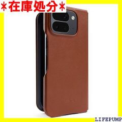 Bellroy Leather Folio for Pixel 10 Pro Fold 가죽 스마트폰 케이스 Google용 수첩형 Color - Sienna 2682