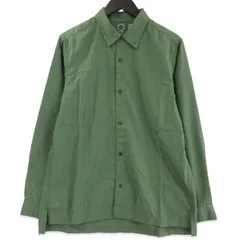 未使用 山と道 ヤマトミチ Bamboo shirt UNISEX 2026 バンブーシャツ長袖シャツ トレイルシャツ Kombu Green S 71016002のサムネイル
