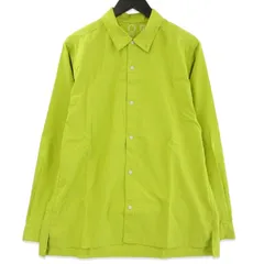 未使用 山と道 ヤマトミチ Bamboo shirt UNISEX 2026 バンブーシャツ長袖シャツ トレイルシャツ Lemon Grass M 71016004のサムネイル