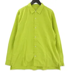 未使用 山と道 ヤマトミチ Bamboo shirt UNISEX 2026 バンブーシャツ長袖シャツ トレイルシャツ Lemon Grass L 71016005のサムネイル