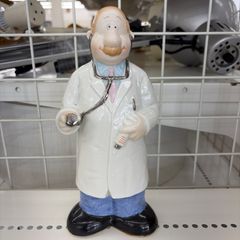 希少】ローズオニールキューピー ドクター フィギュア 陶器 加藤工芸