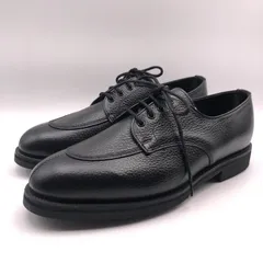【中古】SANDERS Venice Black Grain Split Toe Derby Shoe Rubber Sole サイズUS7 ブラック 2483BG サンダース[17]のサムネイル