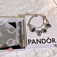 PANDORA パンドラ ブレスレット チャーム9個 ハート - メルカリ