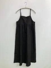 HONEYSUCKLE ROSE ハニーサックルローズ ワンピース M-L(ONE SIZE) ブラック 無地 その他総柄 袖なし ミモレ・半端丈 フレア レディースのサムネイル