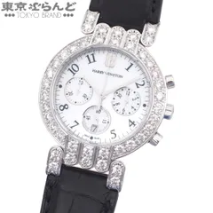 ハリーウィンストン プルミエール クロノグラフ 金無垢 200/MCQ37WL ホワイトシェル K18WG ダイヤモンド アリゲーター 腕時計 QZ 電池交換済・仕上済 101849853のサムネイル