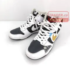 05w22092 ナイキ NIKE ウィメンズ ダンク ハイ LX WMNS DUNK HIGH L ホワイト/ブラック 26.5cm US9.5 UK7 インドネシア製 メンズ スニーカー DZ7327-001 【中古品】のサムネイル