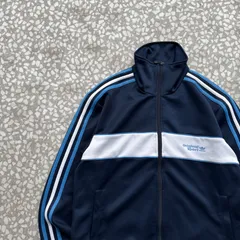 [ Archive アーカイブ]  adidas / 00′s track jacket sizeO オールドアディダス　トラックジャケット　ワンポイント刺繍ロゴ　ジャージ　ストリート　ユニセックス　ボーダー 常田大希 松村北斗　小柴　有原みゆ紀　あいみょんのサムネイル