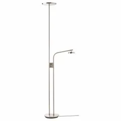 新品 IKEA ISJAKT イスヤクト LEDフロアアップライト/読書ランプ, 調光可能/ニッケルメッキ, 180 cm（20459714）のサムネイル