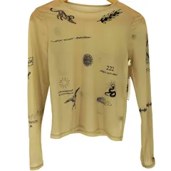 メゾンスペシャル MAISON SPECIAL 23SS TATOOプリントシアーTOP レディース FREE のサムネイル