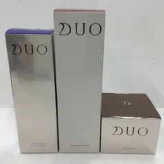 H2059 DUO デュオ ザ 薬用ホワイトレスキュー 40g・プライトフォーム 洗い流すタイプ 150g・クリームb 30g 計3点セットのサムネイル