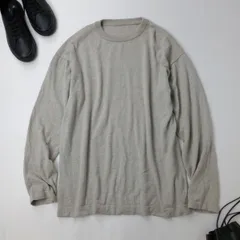 crepuscule クレプスキュール wool crewneck L/S クルーネック ニット プルオーバー ウール 毛 100％  /26Fのサムネイル