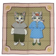 GUCCI シルク スカーフ ヒグチユウコ 90x90cm - メルカリ