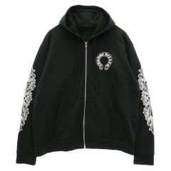 新品未開封】CHROME HEARTS XL黒×ピンク ジップアップパーカー - メルカリ