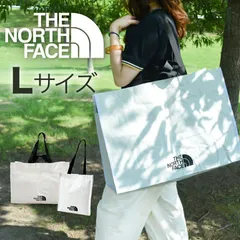 ノースフェイス ショッパーバッグ トートバッグ THE NORTH FACE 韓国 エコバッグ ビーチバッグ WHITE ホワイト Lサイズ【新品・正規品】