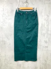CIMARRON シマロン 5195009 定価11000円 カラー ロング スカート size24/緑 ■■レディースのサムネイル