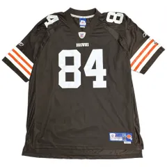 Reebok リーボック NFL クリーヴランド・ブラウンズ フットボールシャツ 大きいサイズ アメフト ブラウン(メンズ 2XL)中古 古着 Y3367のサムネイル