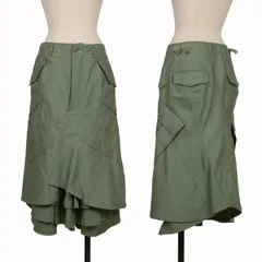 ジュンヤワタナベ コムデギャルソンJUNYA WATANABE COMME des GARCONS ミリタリー再構築スカート カーキSのサムネイル
