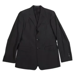 ジャンポールゴルチエ オムオブジェJean Paul GAULTIER HOMME objet ウールアクリル斜行ストライプジャケット グレー44のサムネイル