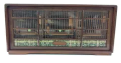 【中古品・現状品】竹製　めじろ籠　寝箱　4点　L-223のサムネイル